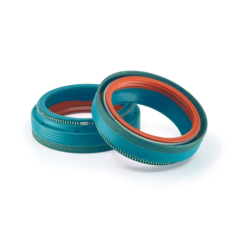 SKF DUAL COMPOUND GREEN SEAL KIT WITHOUT EDGE FOR FORK FOX, 38 mm