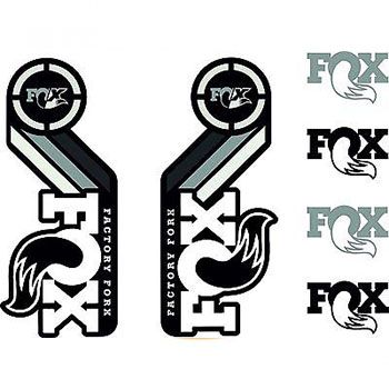 UNIVERSAL DECAL KIT WHITE FOR FORKS AND SHOCKS FOX 2015/16