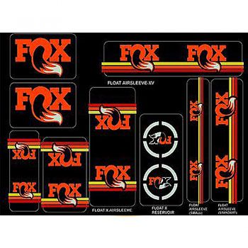 UNIVERSAL DECAL KIT ORANGE FOR FORKS AND SHOCKS FOX 2015/16 