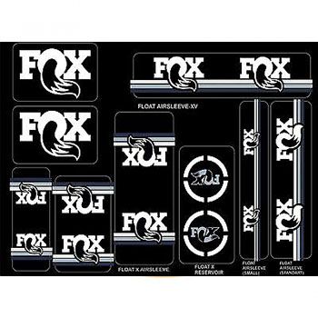 UNIVERSAL DECAL KIT WHITE FOR FORKS AND SHOCKS FOX 2015/16